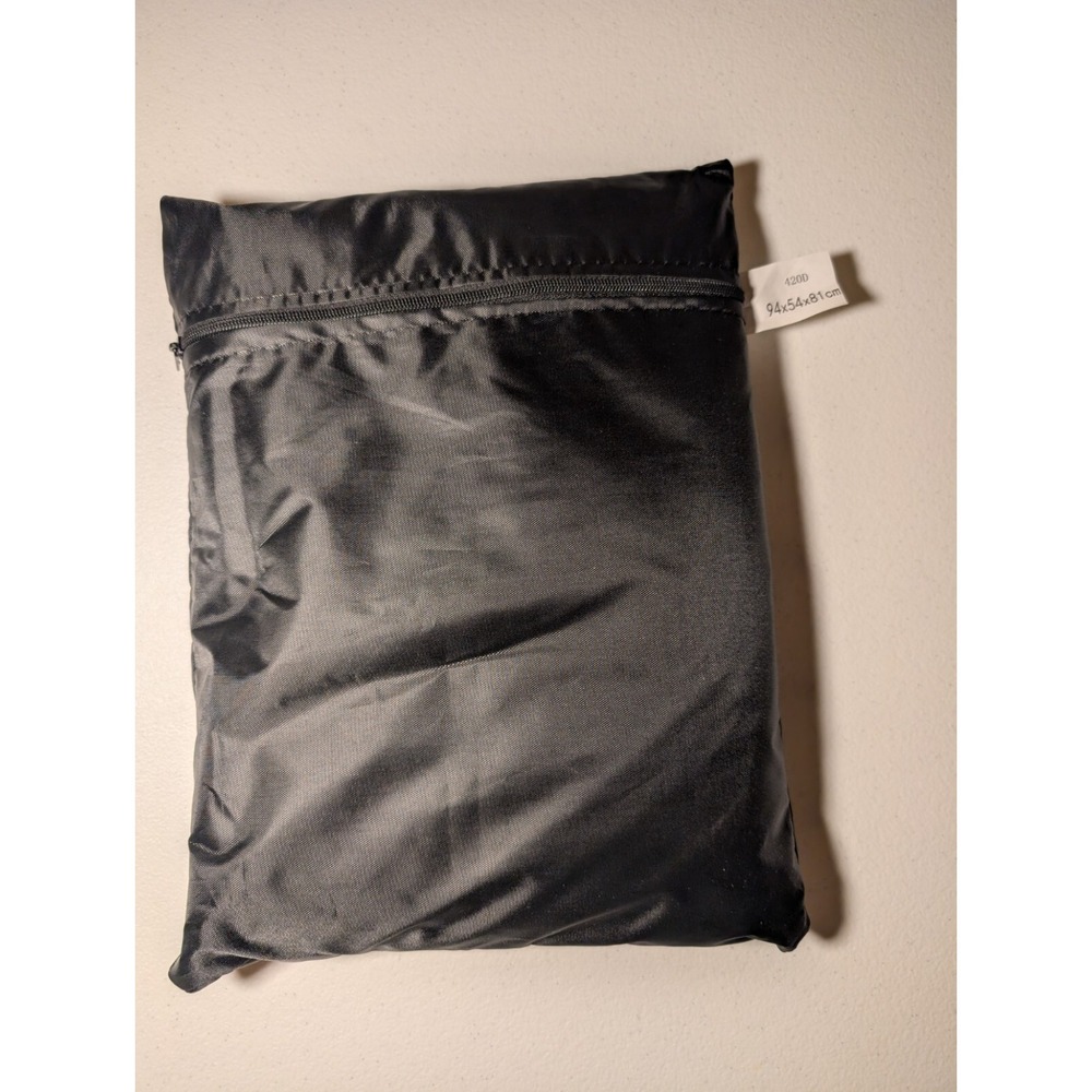 Black 420D Waterproof Grill Cover 94x54x81 cm Lightweight BBQ Protective Cover - Picture 1 of 3